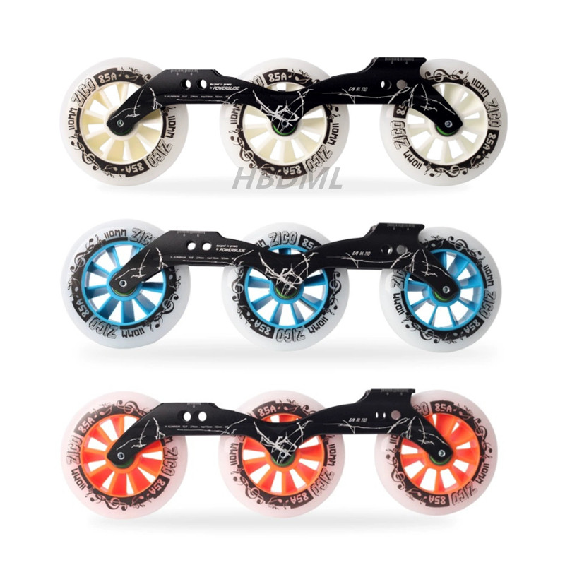 90/100/110/125mm Inline Skate Wheels 83A/85A Speed Skates Wheel Professional Road Roller Skate