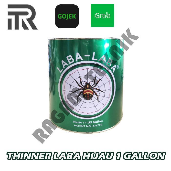 Thinner Laba-Laba HIjau 1 Galon 5 KG pengencer cat tiner
