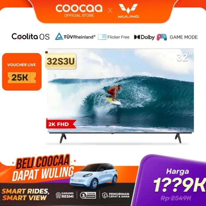 TV COOCAA 32 SMART TV GRATIS ONGKIR SAMPAI CILACAP KOTA