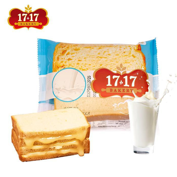 17 17 Bakery Roti Halal Cokelat Keju Strawberry Vanilla Nanas Roti Sweet Chocolate Diskon Sale