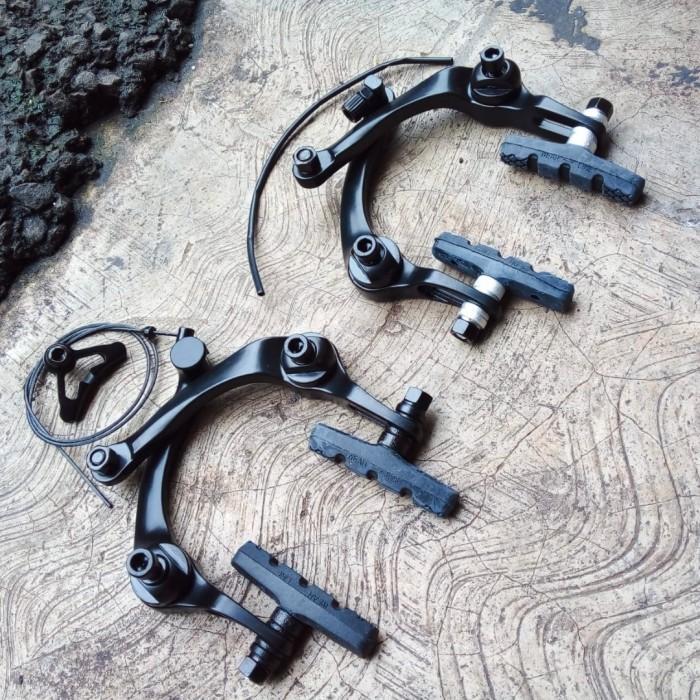 Rem U V Brake Silang BMX Cstar REM BMX RADIUS 934 Silang Hitam Caliper V Brake Silang