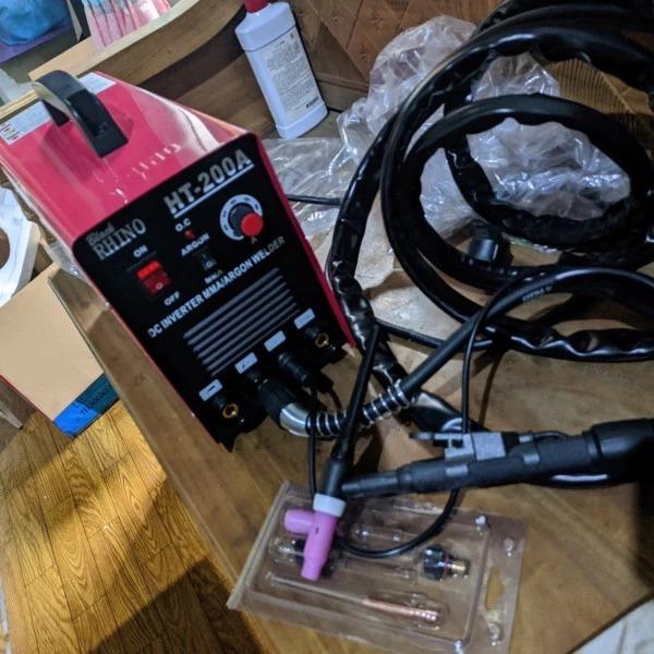 Mesin Las Rhino / Inverter Rhino Tig 200 Trafo Las Argon Tig200A 200 A