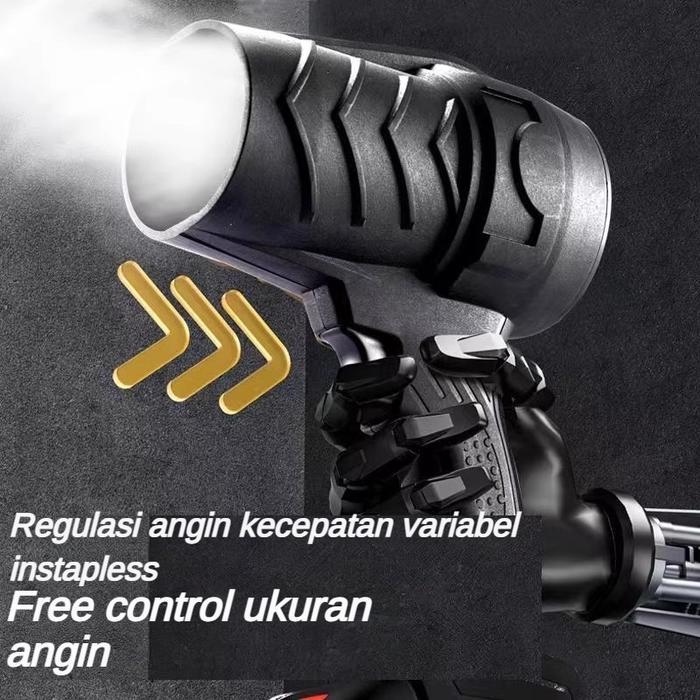 DECKER Mesin Blower Mini Portable Cordless Baterai 599VF Jet Fan Turbo Blower Angin Blower Baterai