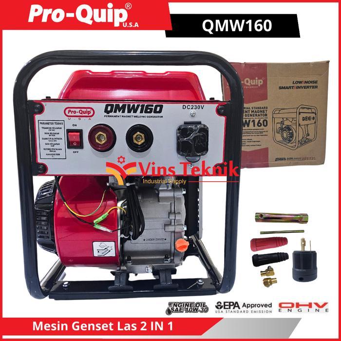 Proquip Qmw 160 Welding Generator Las Mesin Genset Las 2 In 1 Qmw160 Harga Promo