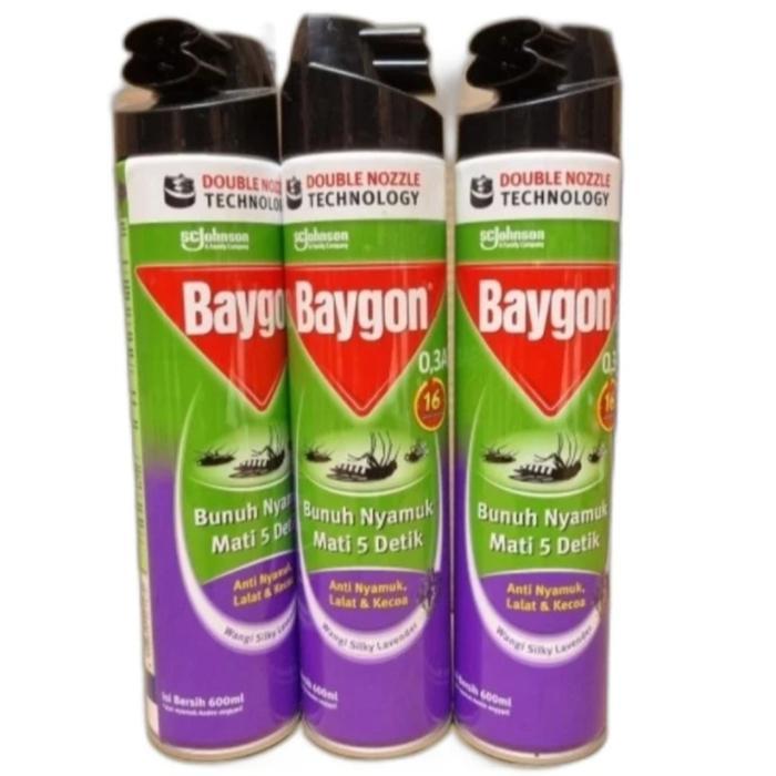 ` Baygon Aerosol Silky Lavender 600/750ml