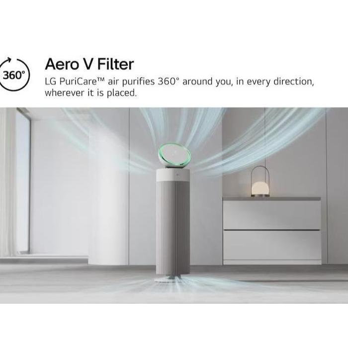 Promo Lg Puricare Air Purifier As55Ggwx0 52.8 Puricare Aerobooster Air Purifier
