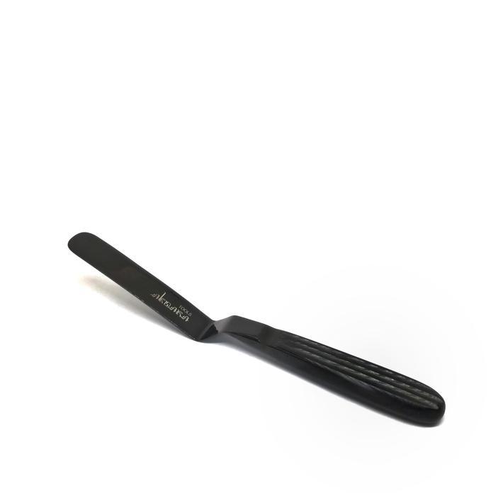 Aksara Offset Spatula Black/Kitchen Spatula/Small Spatula/Palette
