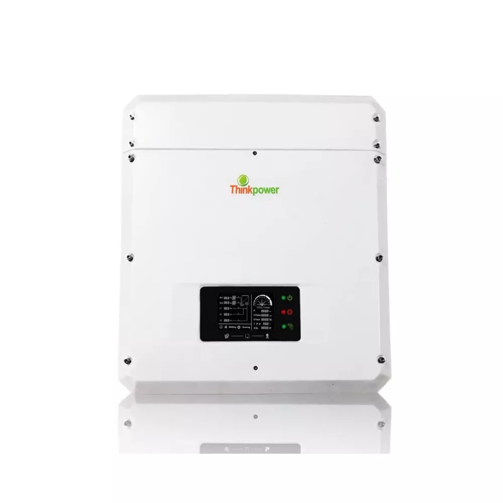 . Solar Power On Grid 8000W 10000W 8Kw 10Kw 15Kw 20Kw Input Mppt Waterproof Ip65 Grid Tie Solar