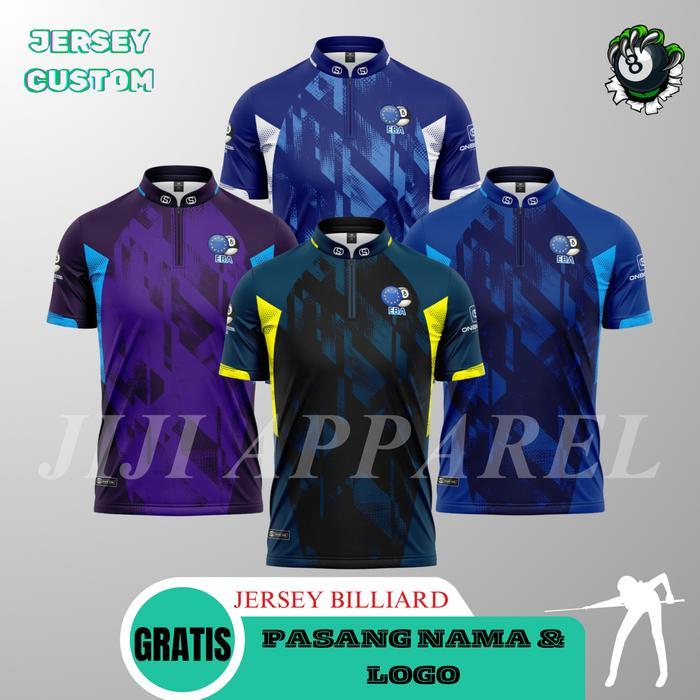 Premium JERSEY CUSTOM BILLIARD ONBOARD FULL PRINT JERSEY BILLIARD PRIA WANITA JERSEY CUSTOM FREE