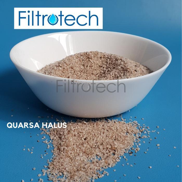 Filter Air Pasir Silika Kuarsa / Silica Quarsa Halus-Sedang 1 kg