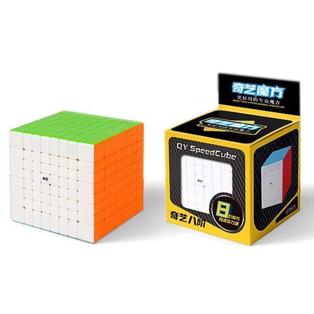 ` Magic Cube 8x8 QiYi 8x8 Cube Original Stickerless Puzzle Kubus 8x8x8 Qi Yi