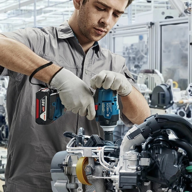 . Bosch Gds 18V-400 18V Brushless Cordless Impact Wrench 400Nm Lithium Battery Impact Driver Bosch -
