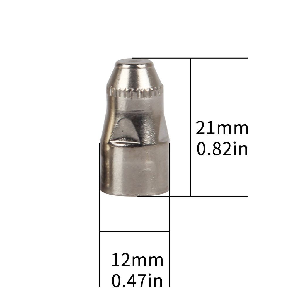 . 20 40 100Pcs P80 Nozzle/Tip Electrode Consumables Plasma Cutting -