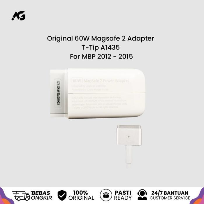 Apple 60W MagSafe 2 Adapter For Macbook Pro 2012 2013 2014 2015 Original