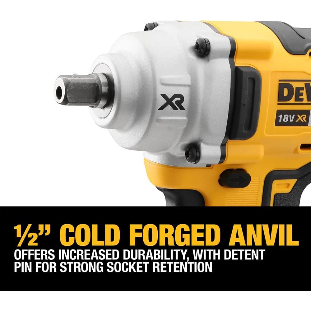 . Dewalt Dcf894 1/2In Mid-Range Brushless Cordless Impact Wrench With -