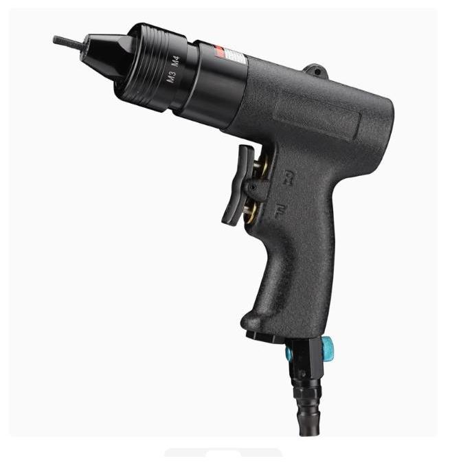 M4~M12 Pneumatic Riveter gun with self-locking thread heads Air Rivet Nut Gun
