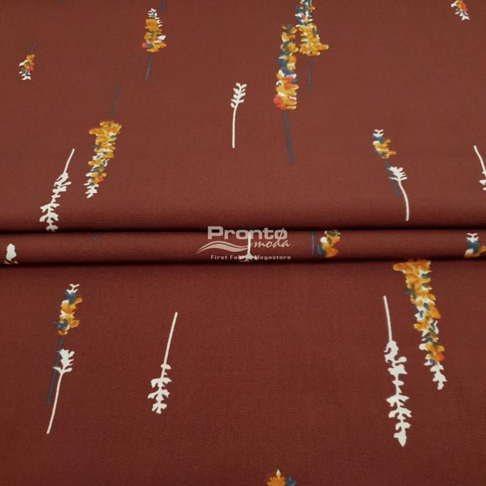 Ottoman Brick Brown Motif Pohon Cemara (Pronto Moda)*