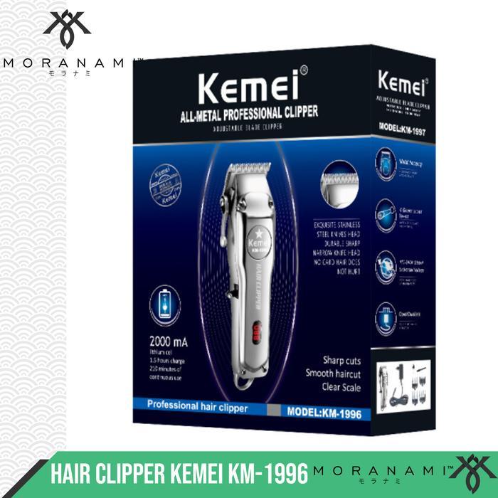 Kemei 1996 Mesin Cukur Alat Cukur Rambut Hair Clipper Kemei Original