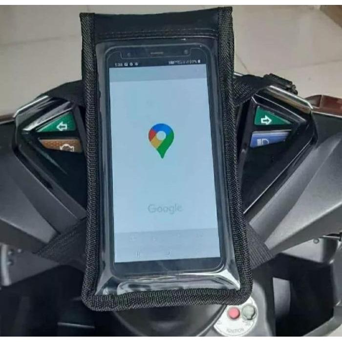 TAS SELEMPANG HP HOLDER DASBOARD MOTOR OJOL
