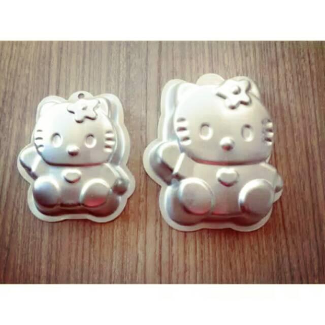 Loyang cetakan puding kue tart cake nasi bento karakter hello kitty