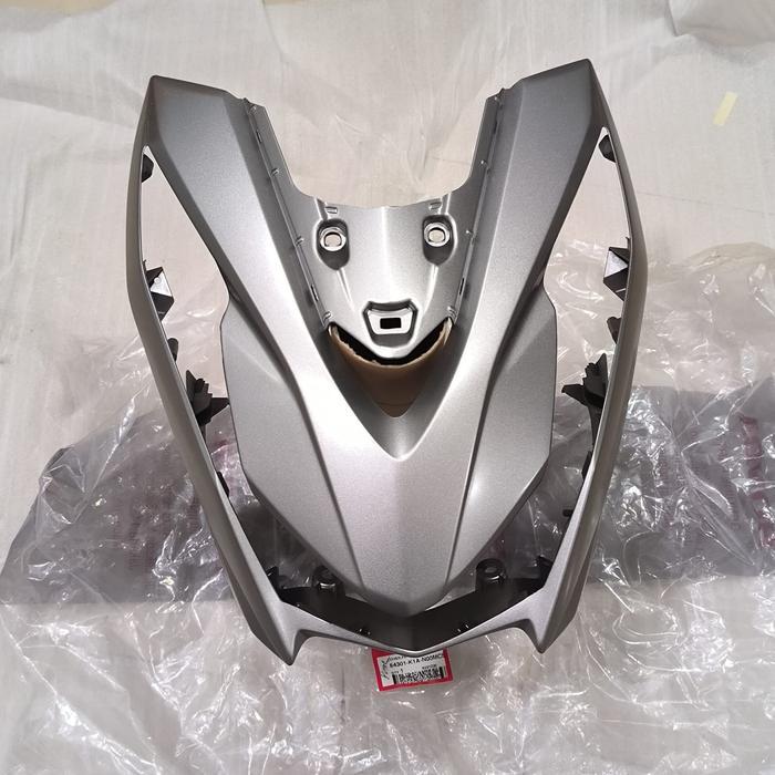 COVER FRONT PANEL TAMENG LAMPU DEPAN BEAT LED STREET DELUXE BEAT K1A SILVER DOFF 64301-K1A-N00MCS