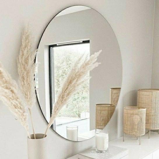 cermin bulat besar 50cm