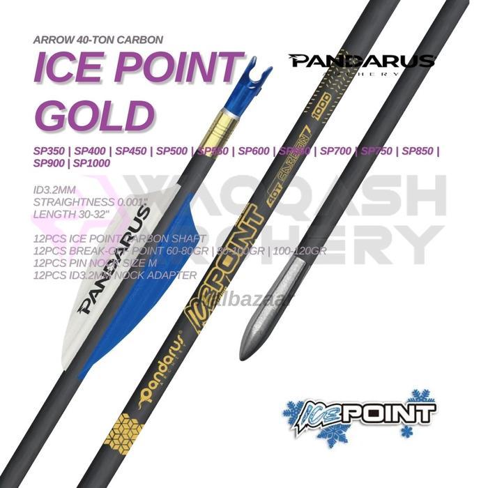 PANDARUS ICEPOINT 40-T Carbon Arrow ID 3.2mm straightness 0.001"