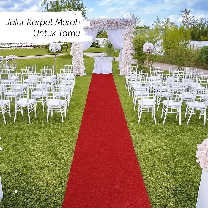 Karpet Merah Wedding P = 5m, L =1.2m BENTLEY CHILIRED