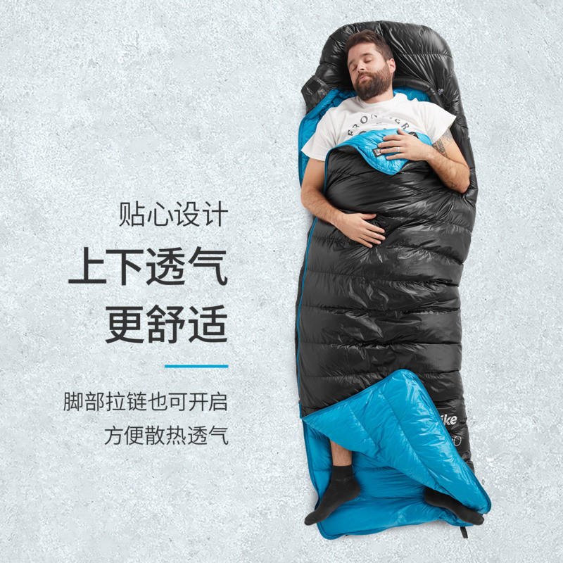 Naturehike New Duck Down Warm Sleeping Bag CW400 Envelope Down Sleeping Bag