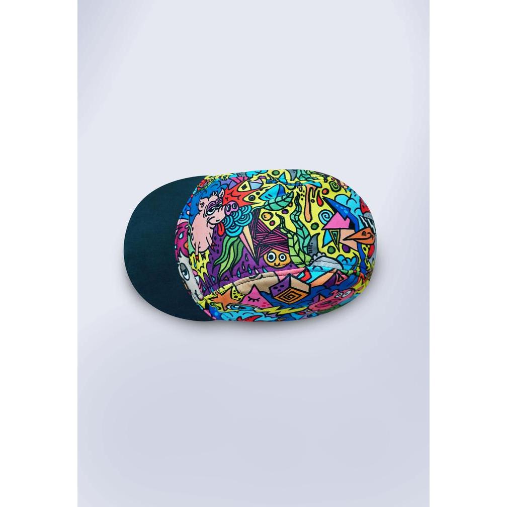 OBRAL TOPI SEPEDA/CYCLING CAP TRIJEE VIBES - BLACK GREEN