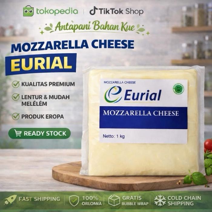 KEJU MOZARELLA EURIAL 1 KG/EURIAL MOZARELLA CHEESE