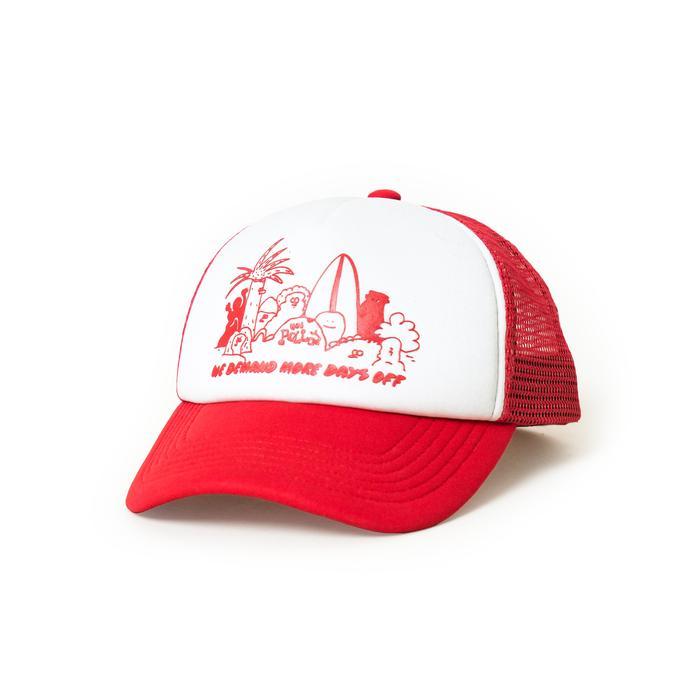 HOI POLLOY - TRUCKER TOPI - CLUMSY (RED) HAT