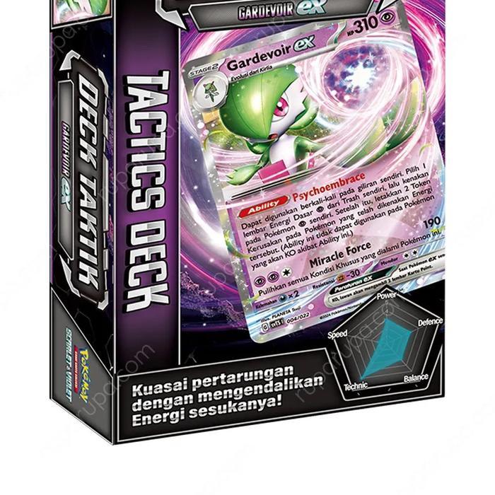 Kartu Pokemon Tcg - Deck Taktik Gardevoir Ex Svts - Starter Deck Pokemon Game Kartu Koleksi Scarlet