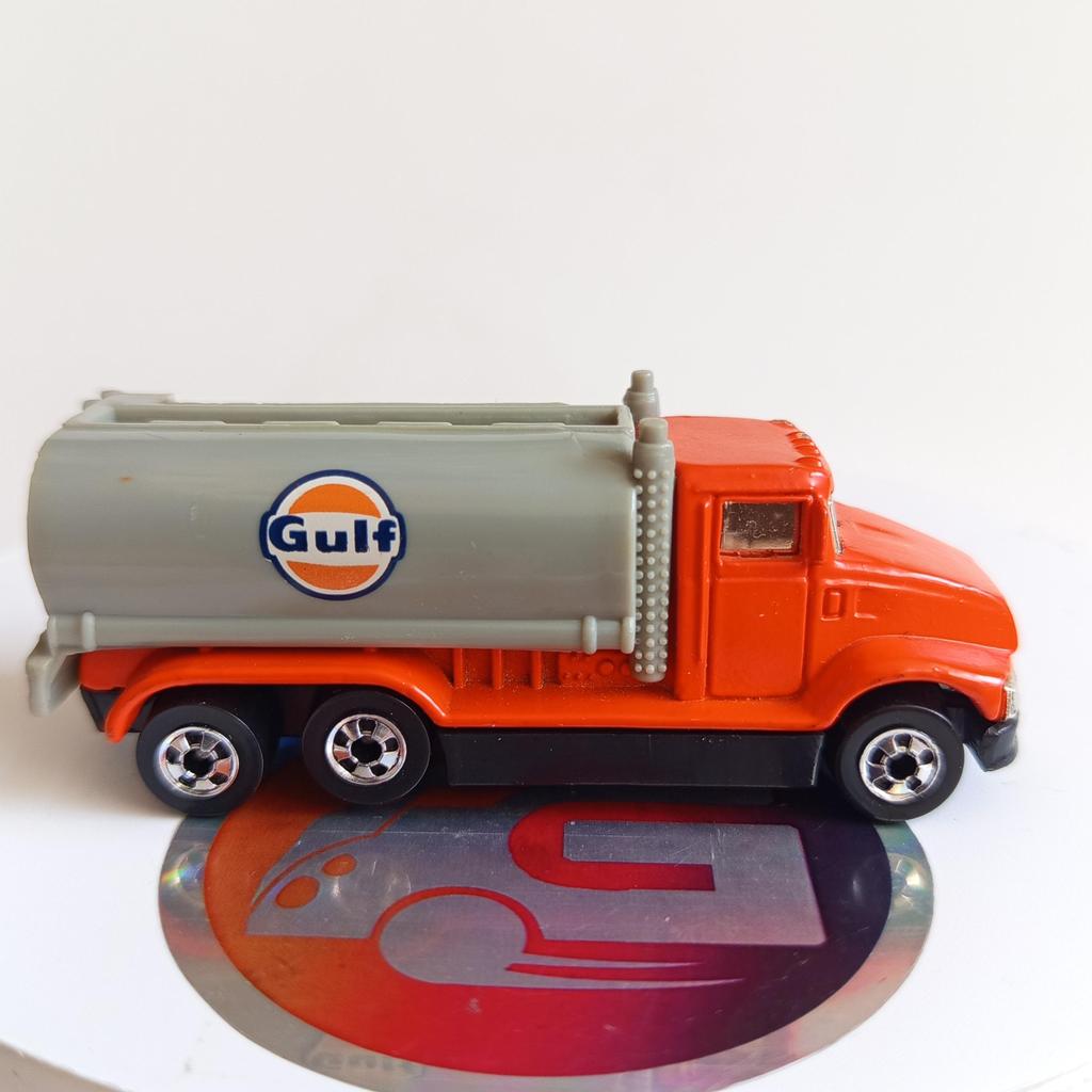 Hot Wheels Vintage 1991 Tanker Truck Gulf Orange Blackwall (VVHTF) - Hotwheels