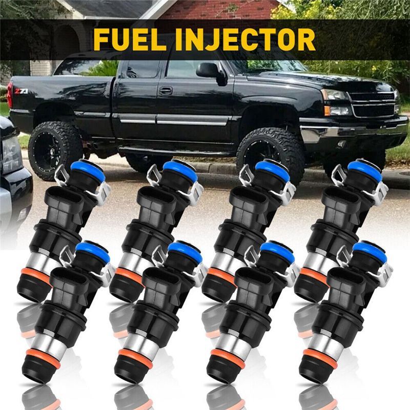 8PCS FUEL INJECTORS ACCESSORY PARTS KIT FOR 99-07 CHEVY SILVERADO GMC SIERRA YUKON 4.8 5.3 6.0