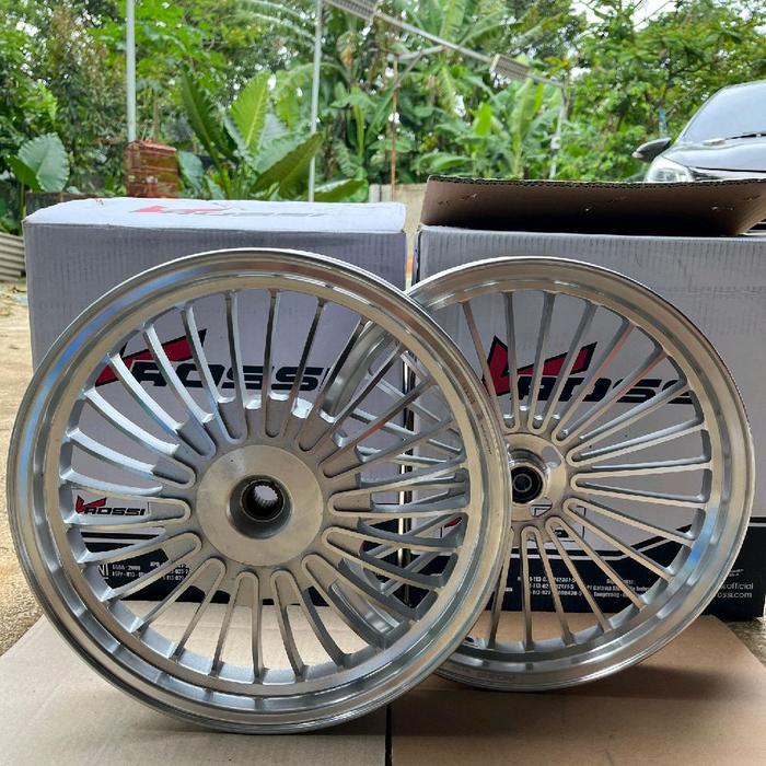 Velg Racing Vrossi Halimun Ring 14x185/215 - Hitam Crome, Beat