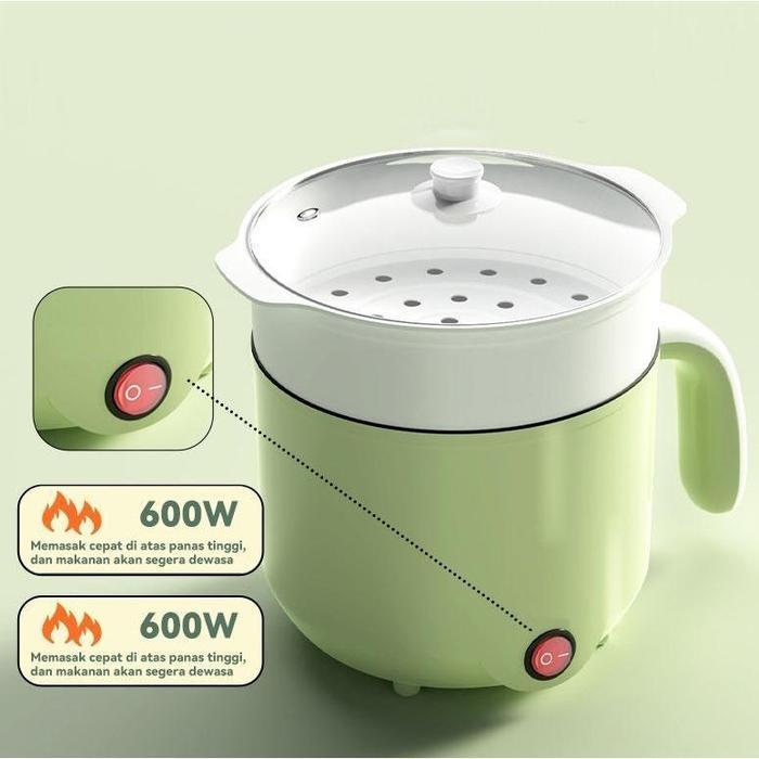 Cosmos - Bisa Panci Listrik Kukus Elektrik Serbaguna Goreng Pan Cooker Anti Lengket Multifungsi