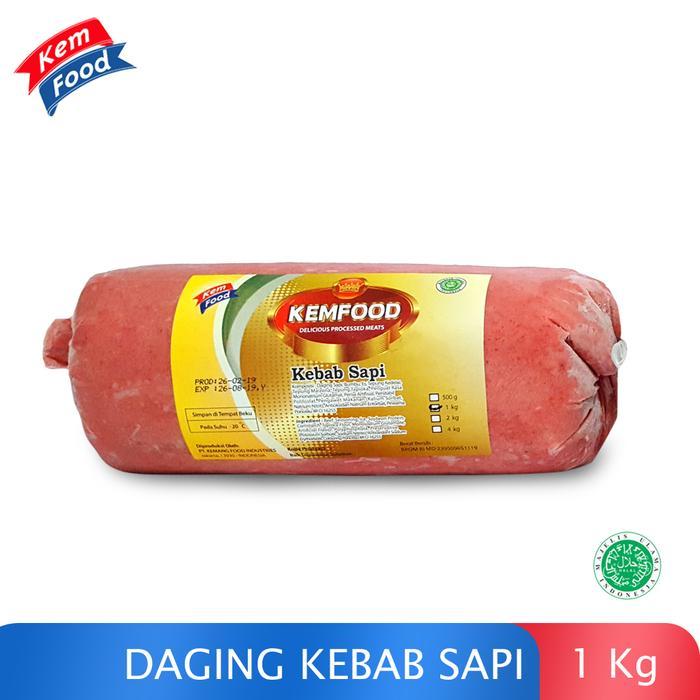 DAGING KEBAB SAPI KEMFOOD 1KG