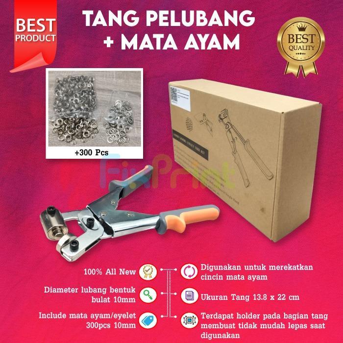 Tang Mata Ayam / Eyelet Punch 10Mm Tang Pelubang Mata Ayam 10 Mm New