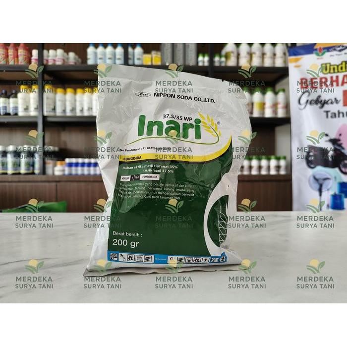 ` Fungisida INARI 72.5 WP 200gr Metil Tiofanat + Trisiklazol Anti Penyakit Blast Padi