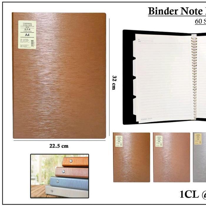 MAP BINDER LOOSELEAF MEREK WENGU UKURAN A4 ( 30 LUBANG) COVER TEBAL WARNA METALIC