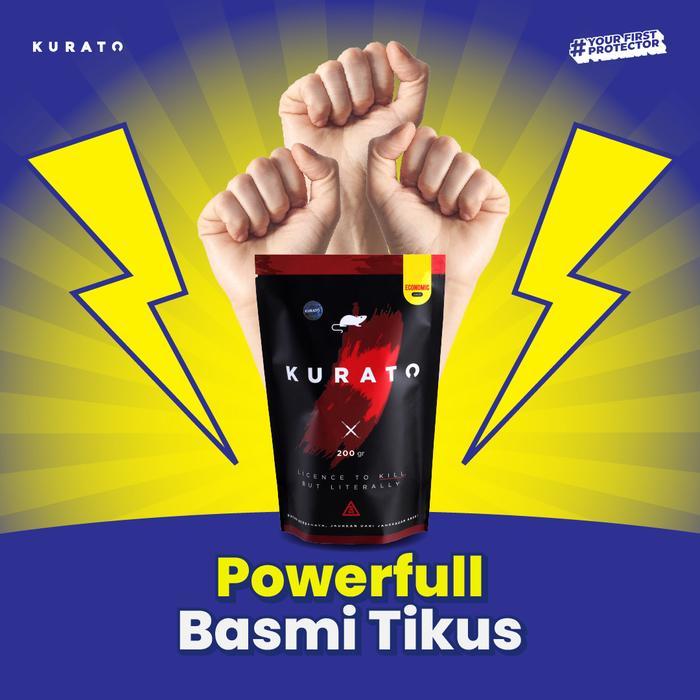 Pembasmi Tikus Penumpas Hama Racun Tikus KURATO Paling Ampuh 200g Ori