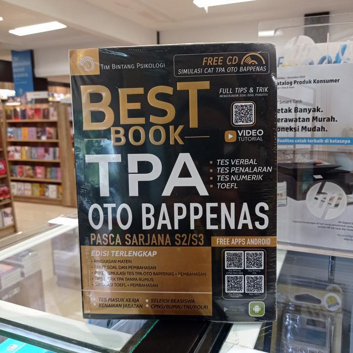 Buku Best Book Tpa Oto Bappenas Original Gramedia