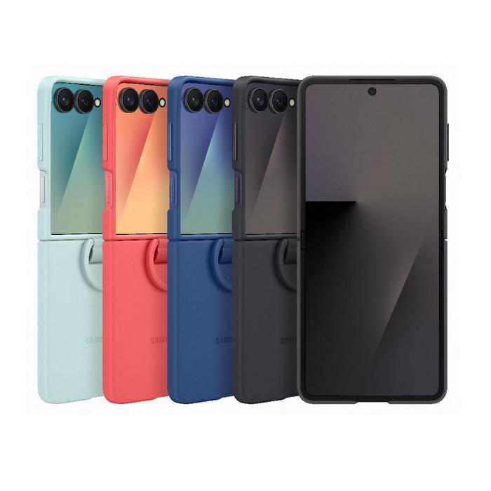 Casing Original Samsung Galaxy Z Flip 7 Silicone Case with Ring Flip7