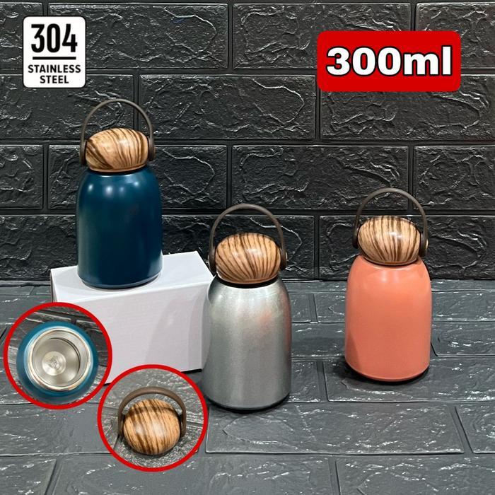 ID BOTOL MINUM TUMBLER 300ML STAINLESS STEEL / BOTOL MINI KOPI MOKA / TUMBLER TRAVEL