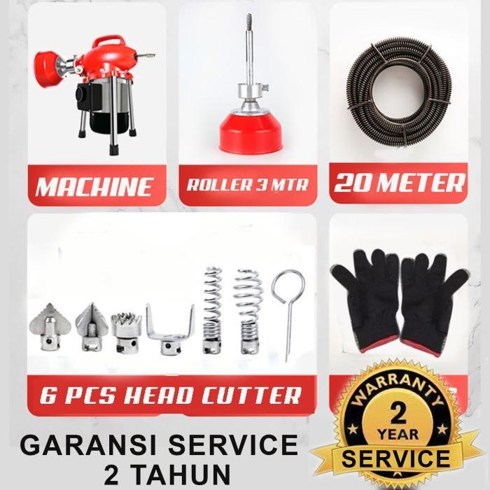 Electric Drain Cleaner Machine Mesin Pembersih Pipa Air Mampet