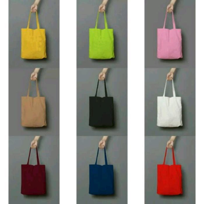 (RESLETING)TOTE BAG POLOS-TOTE BAG MURAH-TAS KANVAS