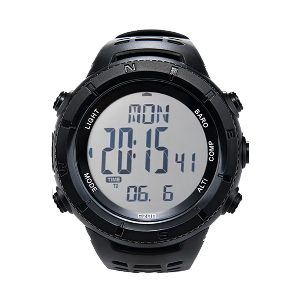 EZON H001 Men's Hiking Sports Digital Watch Running Swimming Outdoor Sport Watches Altimeter