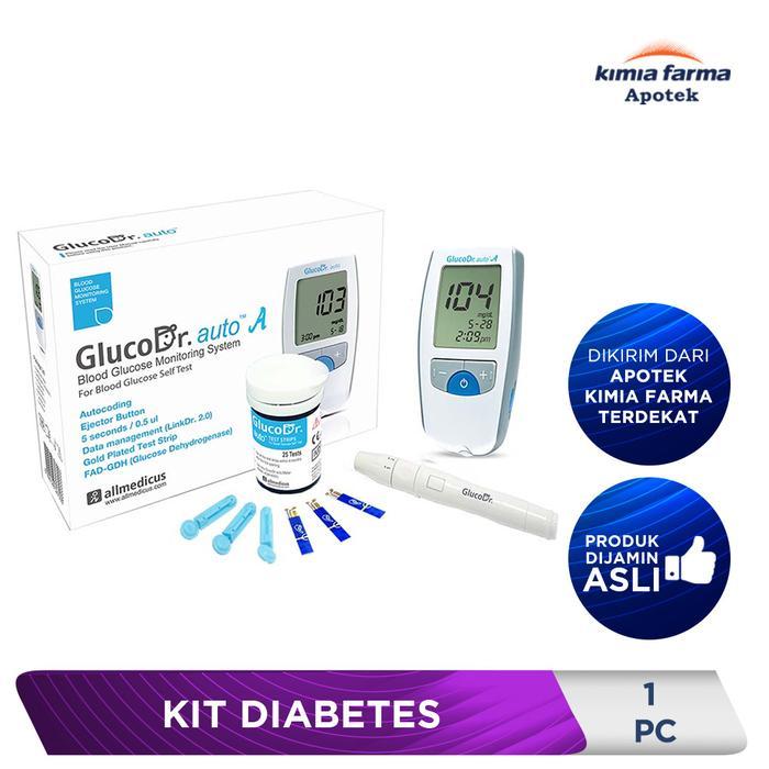 GLUCO DR AUTO A METER / ALAT CEK GULA DARAH / KIMIA FARMA