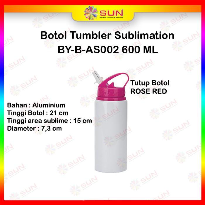 Botol Minum Tumbler / Termos Polos Coating Sublim 600 ml